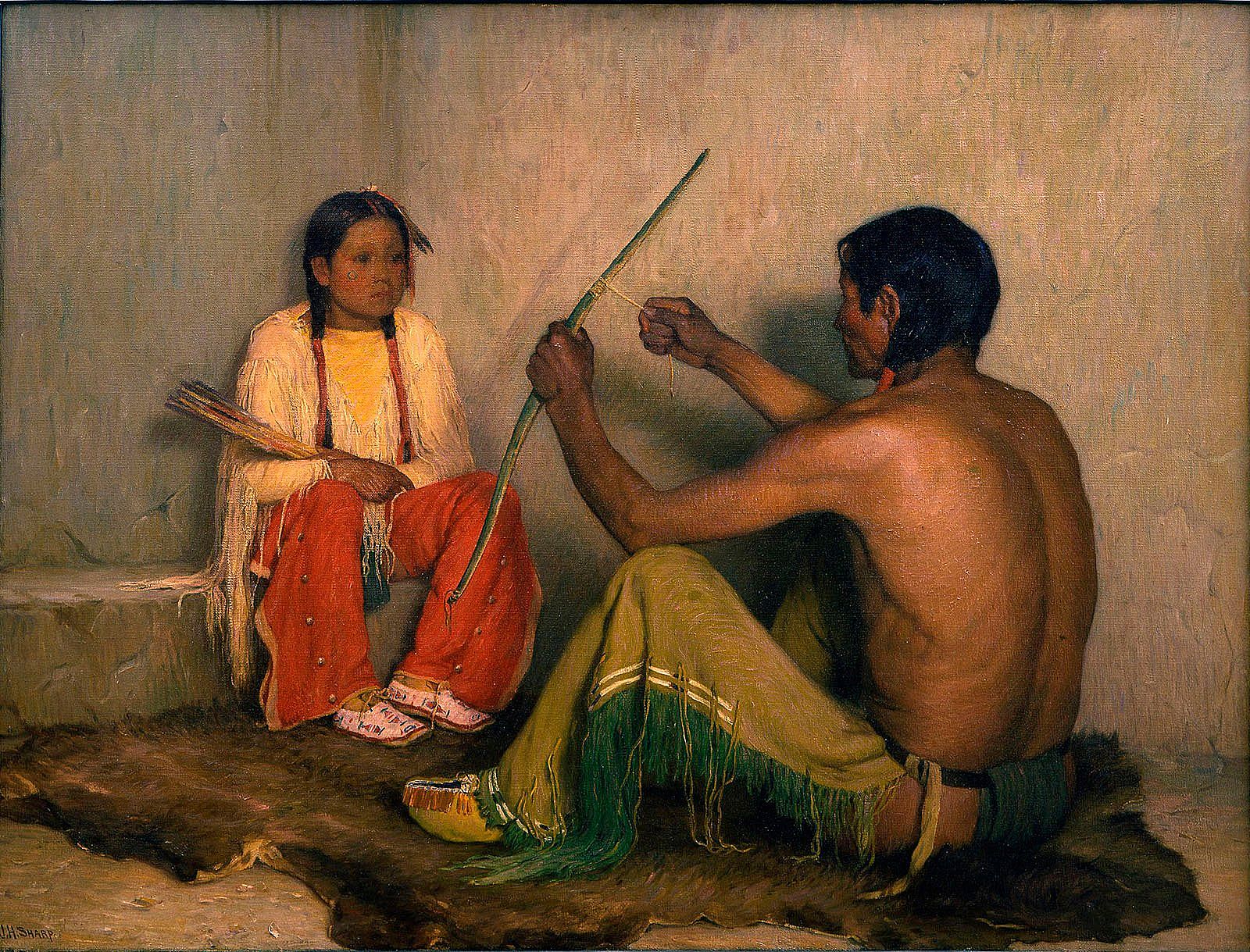The Broken Bow, Father and Son